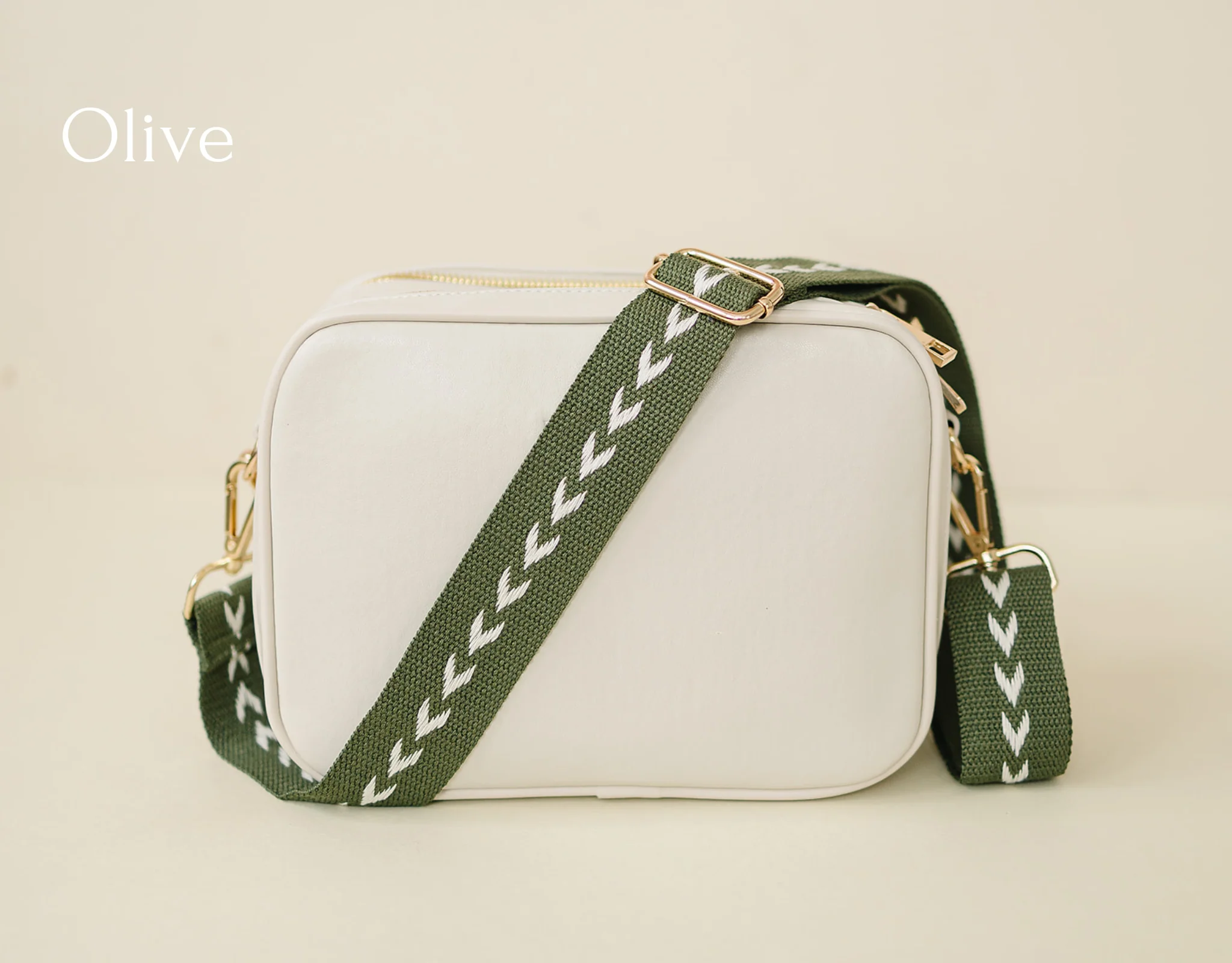Olive Crossbody Bag Strap - Image 3